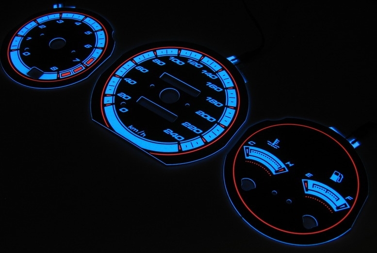 Indiglo polepy Mazda 626 a MX6 92-97