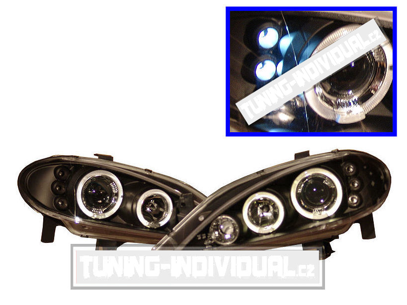 Renault Megane 99-01 - �ir� p�edn� Angel Eyes JDM BLACK