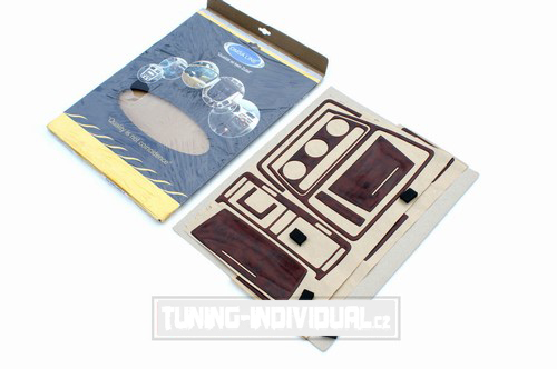 Octavia II - dekor p��strojov� desky - D�EVO - Climatronic