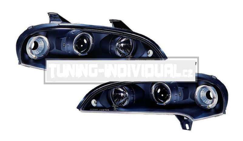 Opel Tigra - Angel Eyes projektory �ERN� SONAR