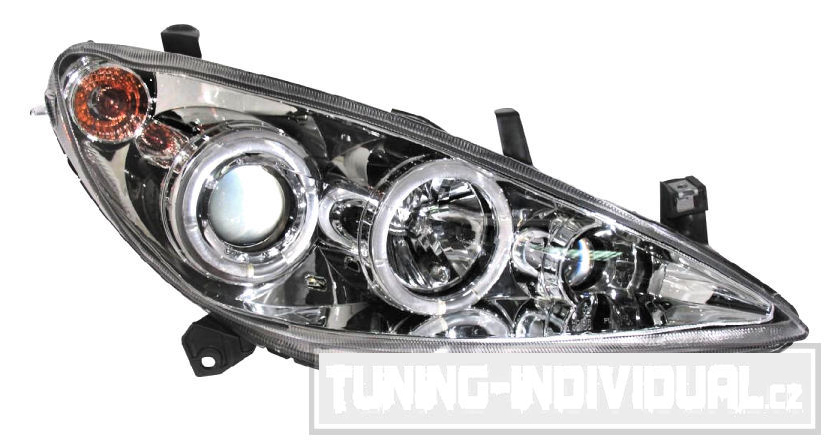 Peugeot 307 01-06 - Angel Eyes projektory CHROME HLS