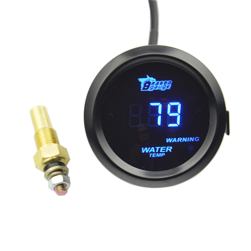 Teplota vody 52mm digital black