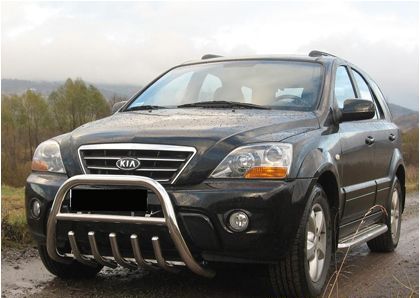 P�edn� ochrann� nerez r�m pro Kia Sorento r.v. 2006-